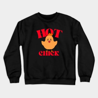 HOT Chick Funny Baby Chicken Farm Animal Crewneck Sweatshirt